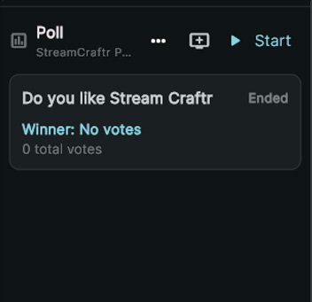 poll-screenshot Stream Craftr polls screenshot